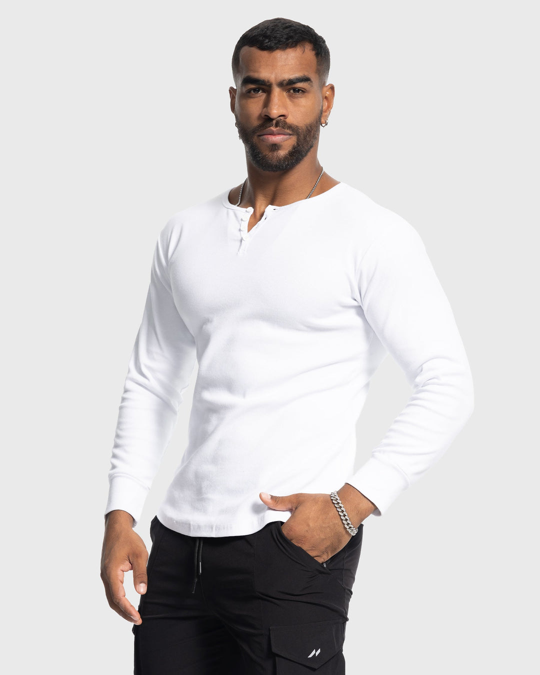 Classic Ribbed Henley