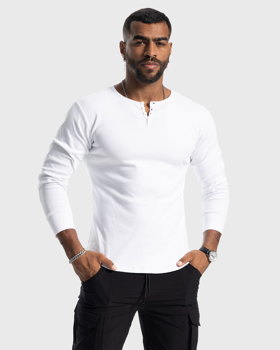 Classic Ribbed Henley