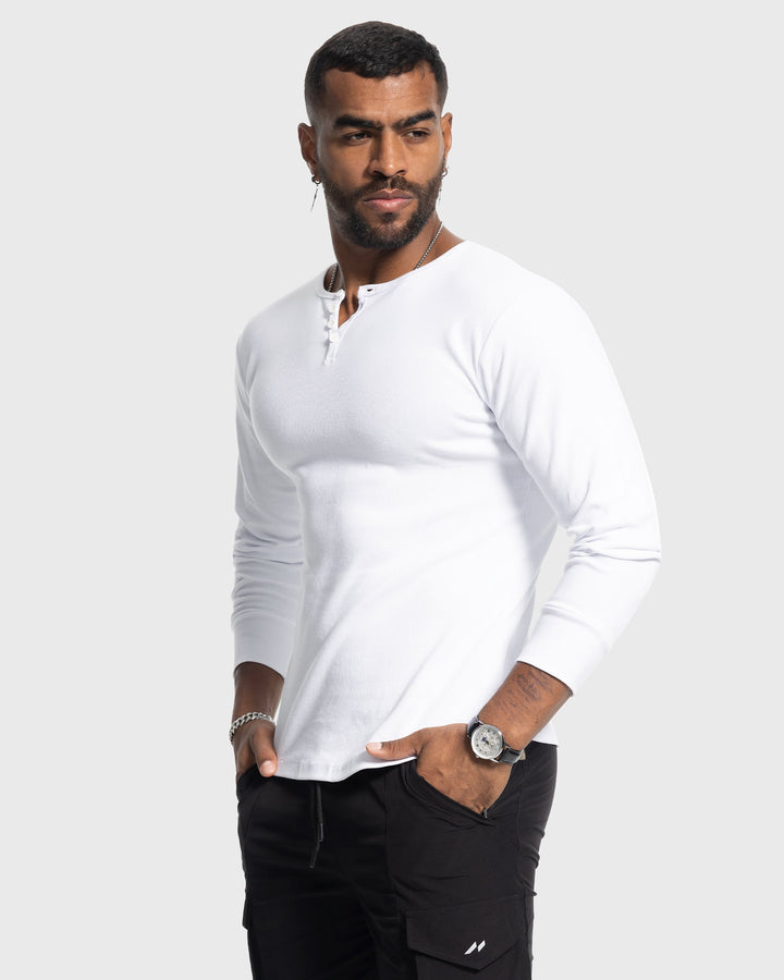 Classic Ribbed Henley