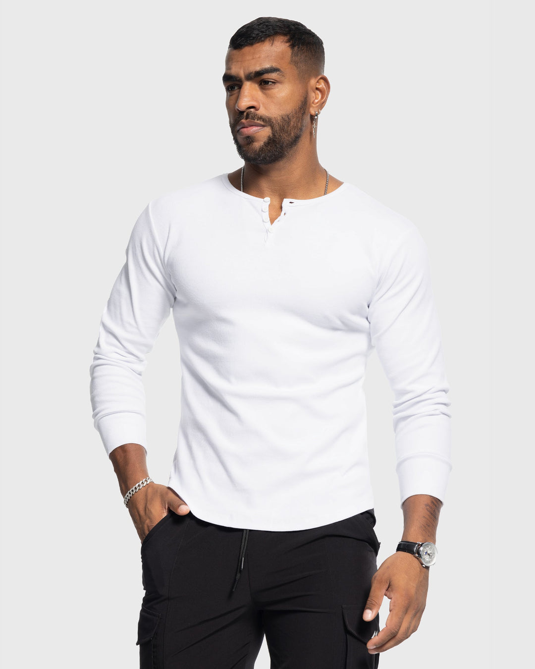 Classic Ribbed Henley