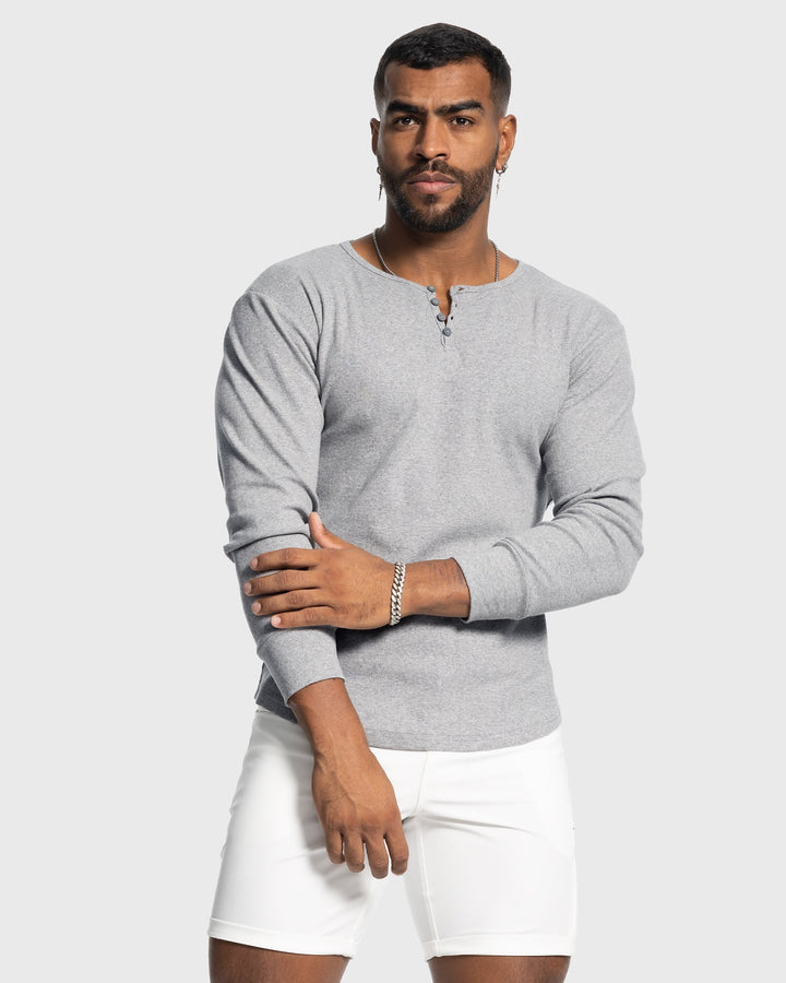 Classic Ribbed Henley