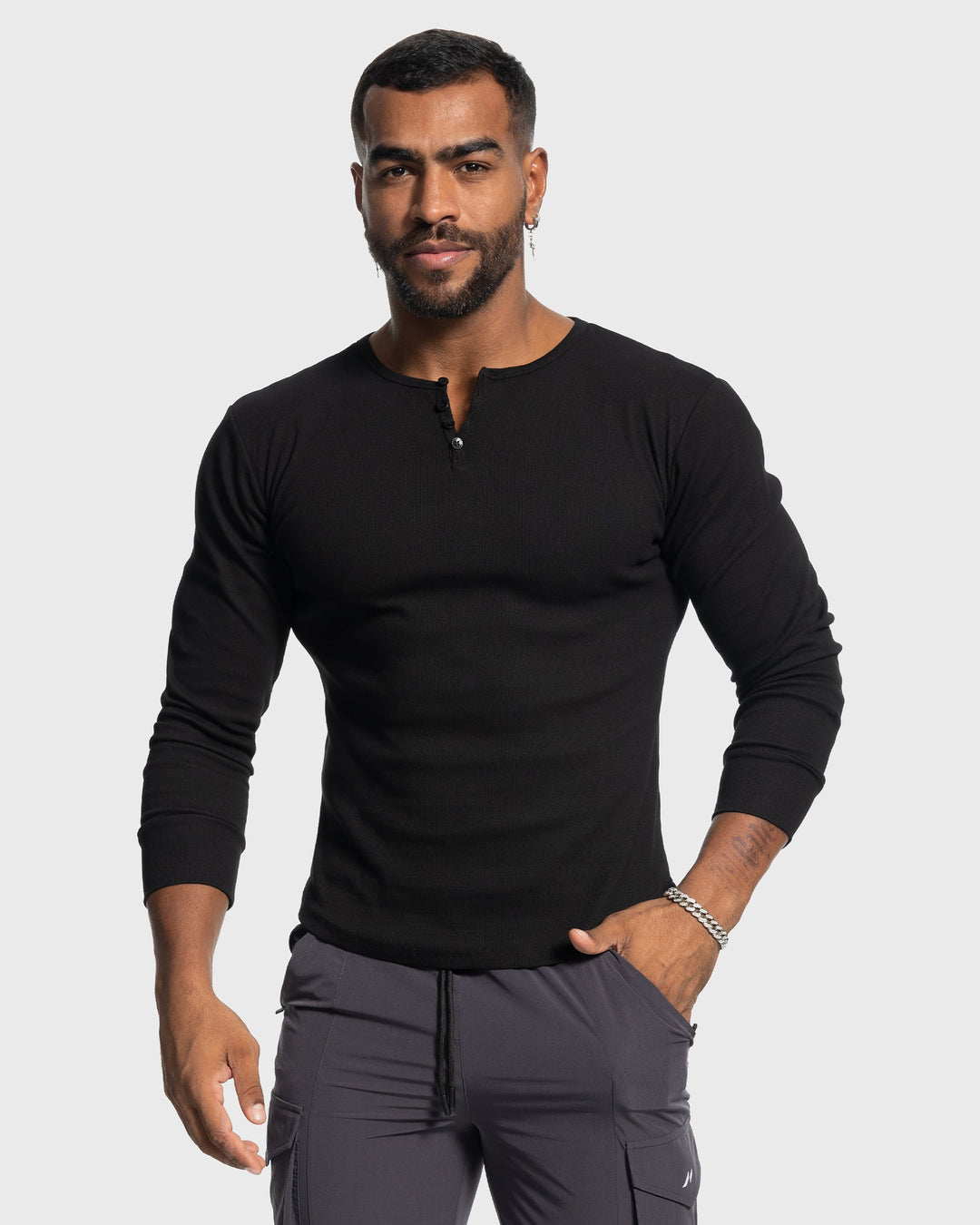 Classic Ribbed Henley