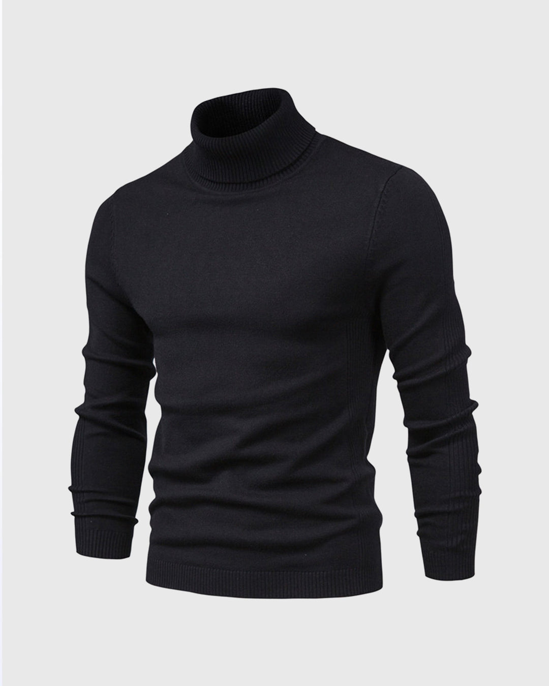 Men's Pullover Classic High-Collar Sweater