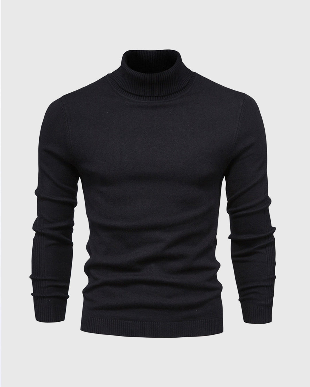 Men's Pullover Classic High-Collar Sweater