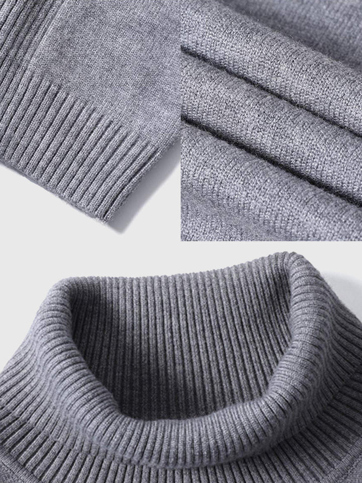 Turtleneck Washable Sweater - Ahaselected