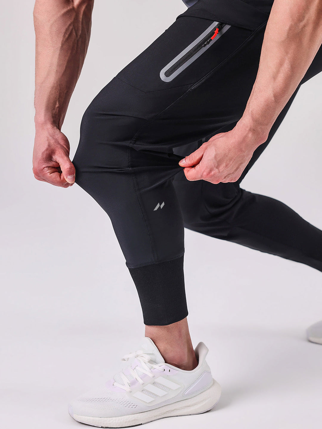 Performance Ribbed Cargo Joggers