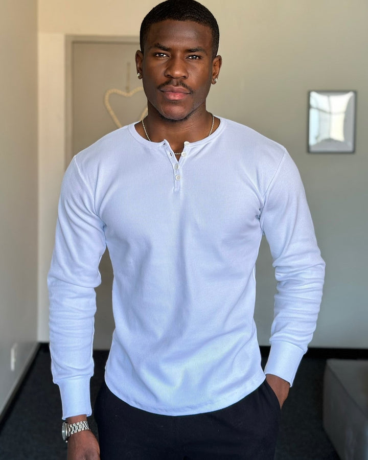 Classic Ribbed Henley