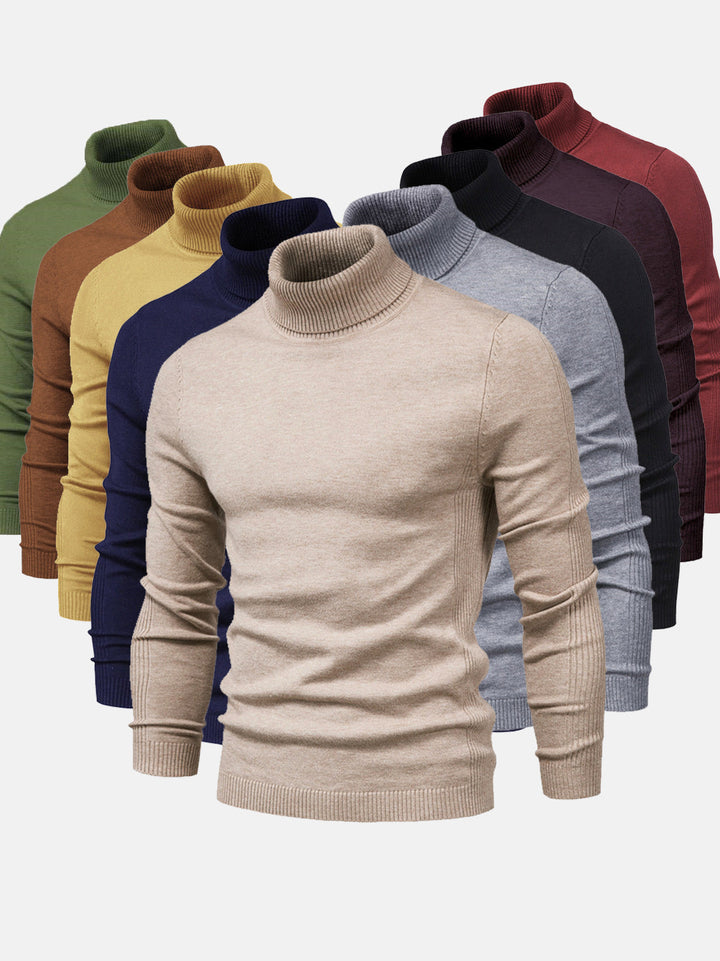 Turtleneck Washable Sweater - Ahaselected