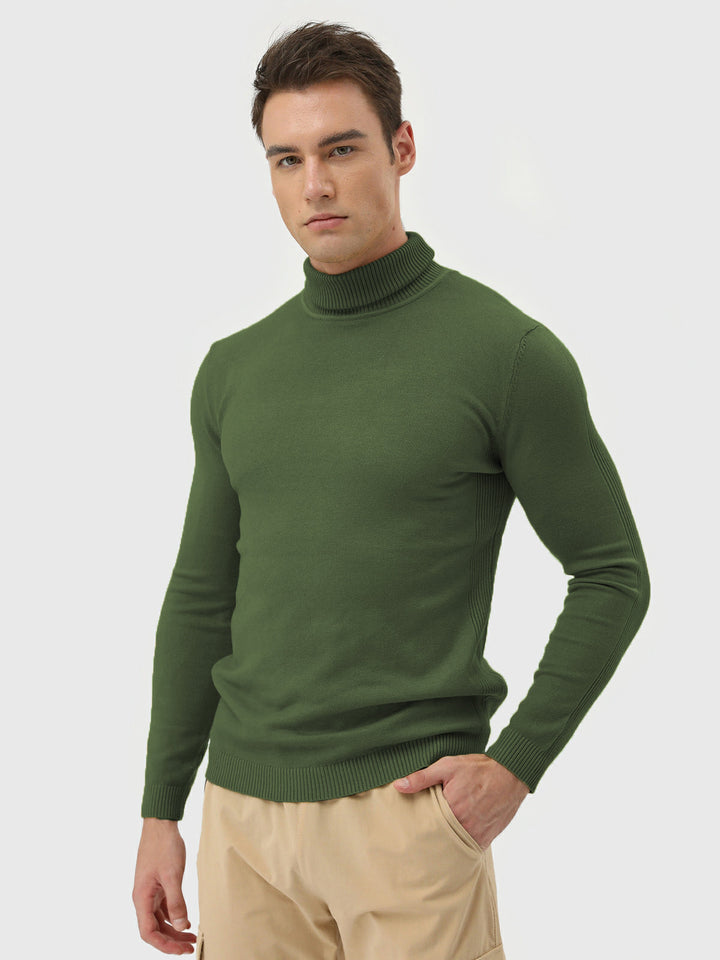 Turtleneck Washable Sweater - Ahaselected