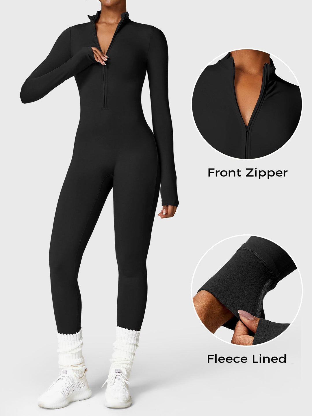 Women's Gymfit Bella Fleece Jumpsuit